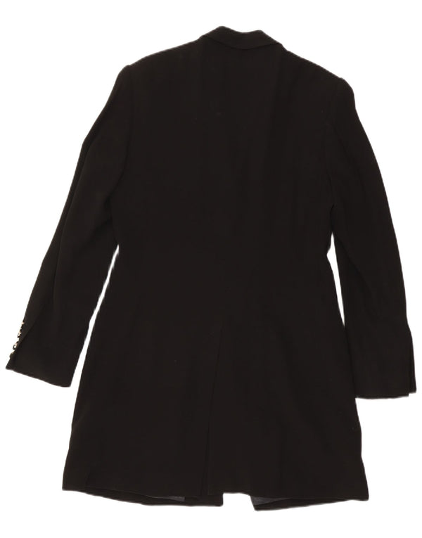 Betty Barclay Chaqueta tipo blazer larga con 4 botones para mujer UK 40 Medium Black