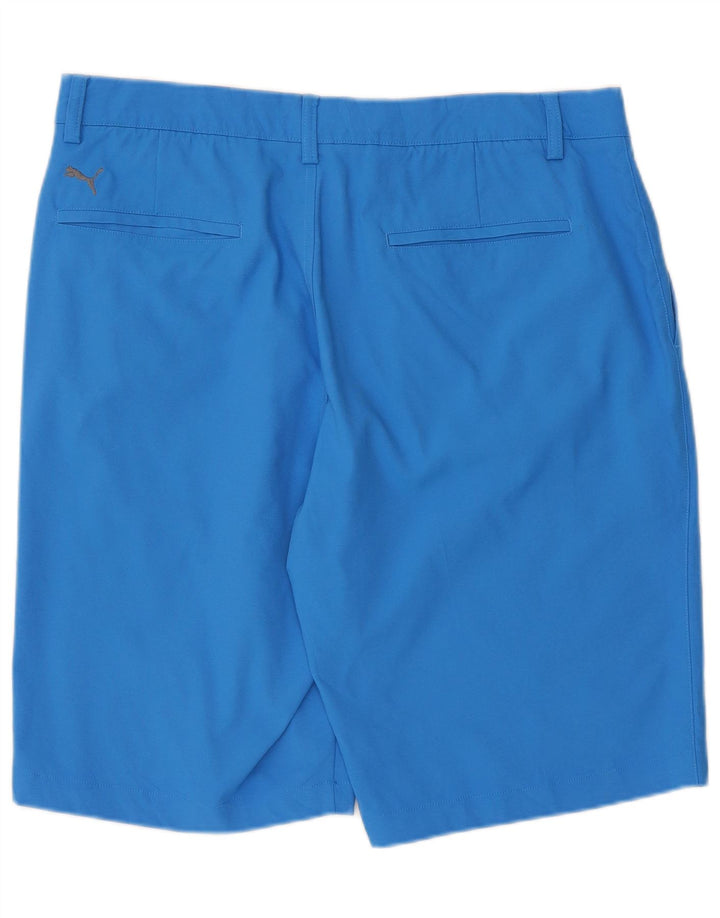 Pantalones cortos chinos Puma para hombre W36 poliéster azul grande