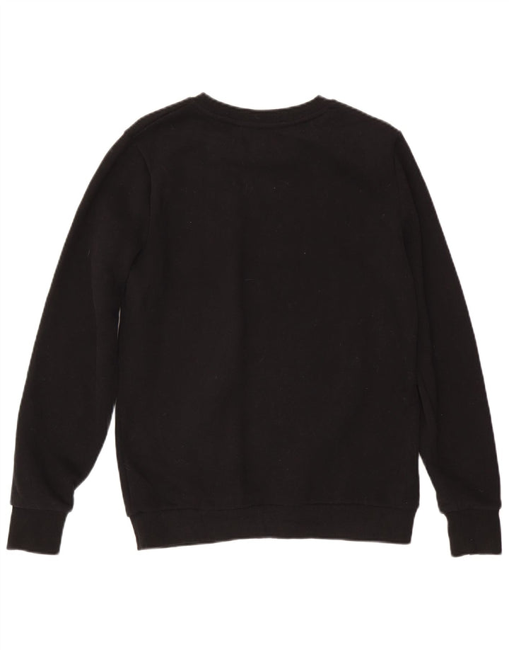 Superdry Sudadera Jumper para Mujer Reino Unido 44 Grande Algodón Negro