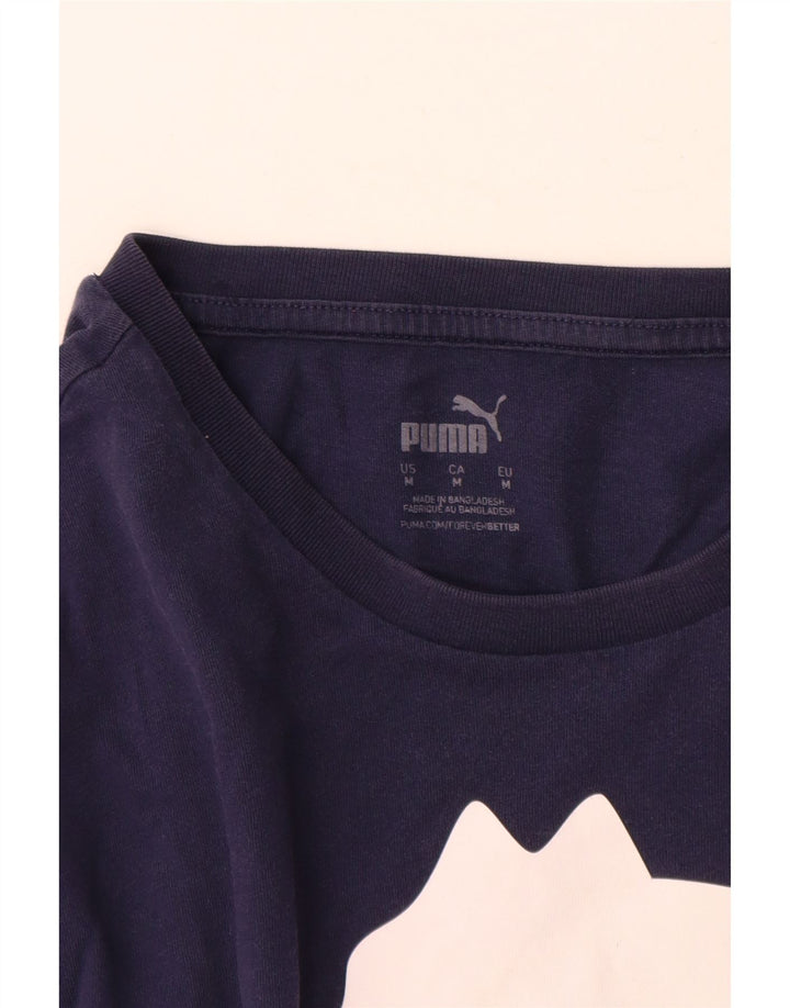 Puma Camiseta Gráfica Para Hombre Top Medium Azul Marino