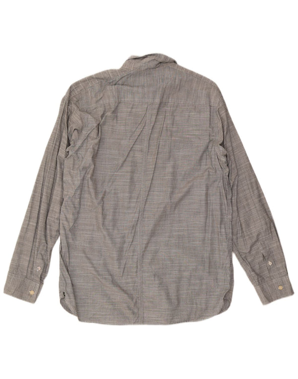Camisa Quiksilver Hombre XL Algodón Rayas Gris