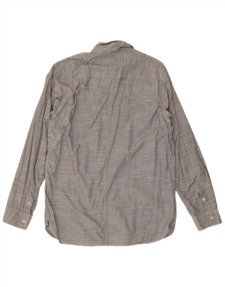 Camisa Quiksilver Hombre XL Algodón Rayas Gris