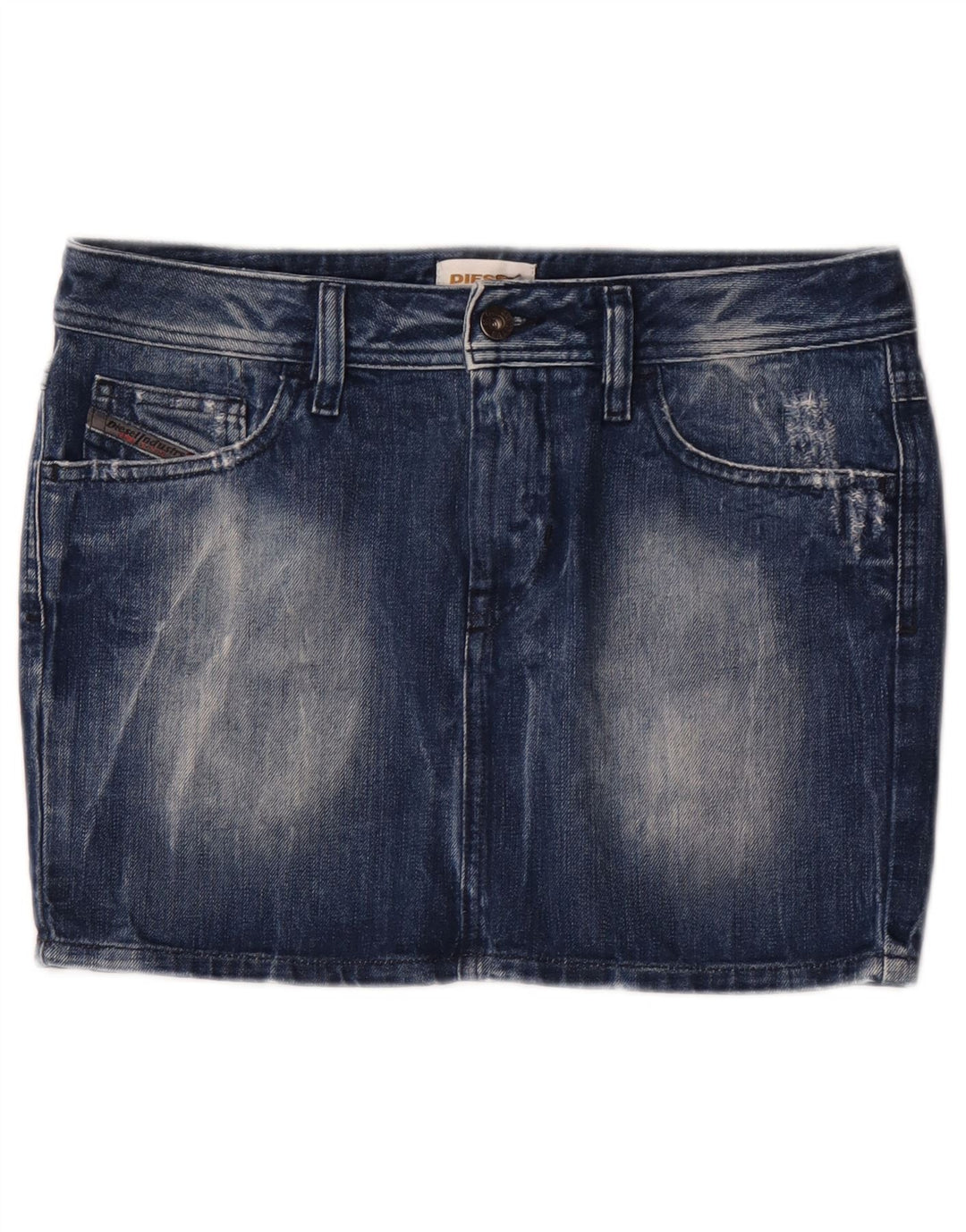 Minifalda Vaquera Diesel Mujer W28 Algodón Azul Medio