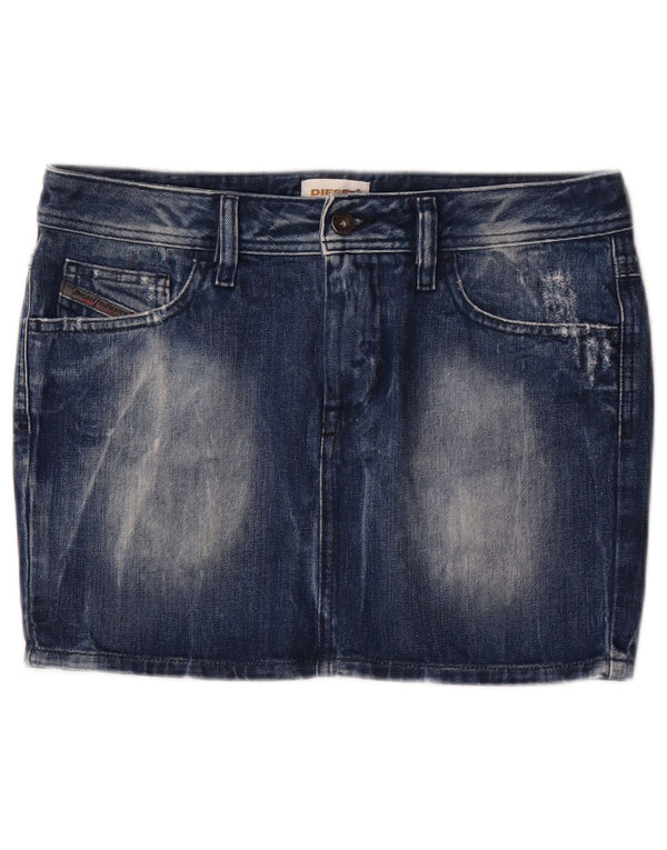Minifalda Vaquera Diesel Mujer W28 Algodón Azul Medio