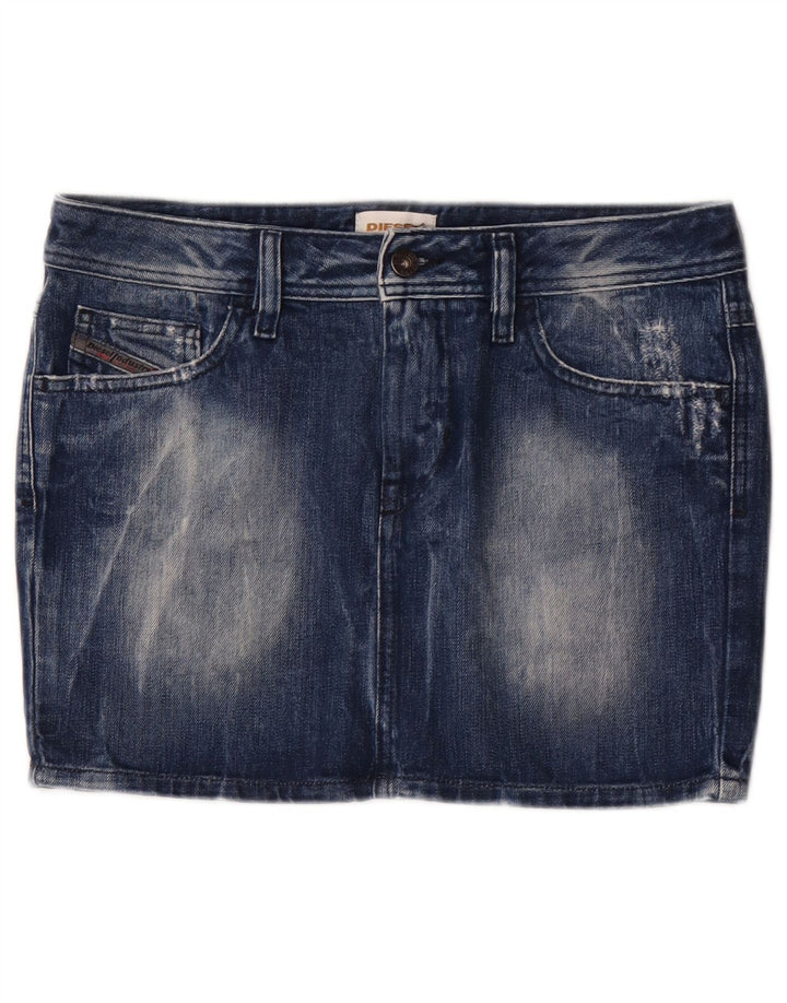 Minifalda Vaquera Diesel Mujer W28 Algodón Azul Medio