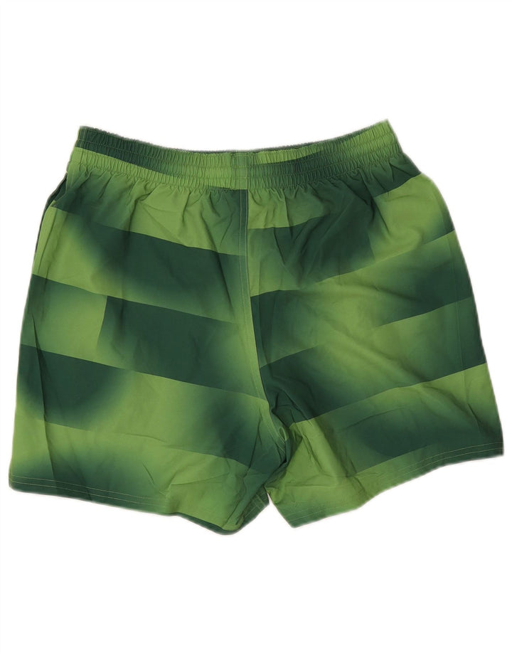 Pantalones cortos deportivos Nike para hombre Poliéster a rayas verde medio