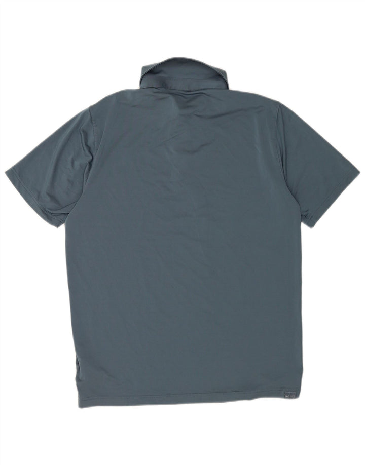 Polo Puma Para Hombre Grande Azul Marino Colorblock Poliéster