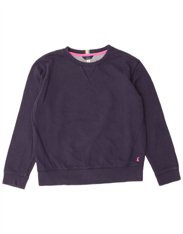 JOULES Sudadera extragrande para mujer Jersey UK 8 Small Azul marino Algodón