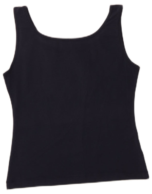 Paul & Shark Top corto sin mangas para mujer UK 12 Medium Azul marino
