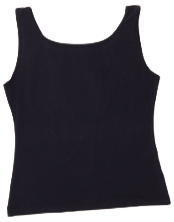 Paul & Shark Top corto sin mangas para mujer UK 12 Medium Azul marino
