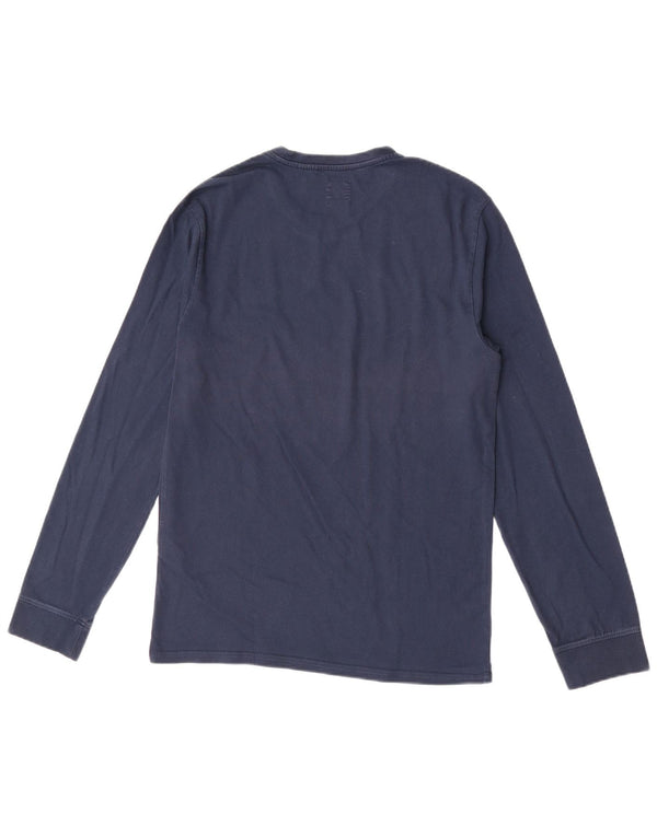 Levi's Mens Standard Top Manga Larga Pequeño Algodón Azul Marino