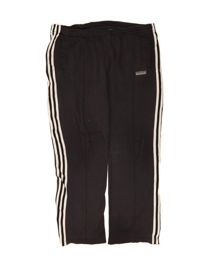 ADIDAS Mens Tracksuit Trousers Large  Black Polyamide Vintage Adidas and Second-Hand Adidas from Messina Hembry 