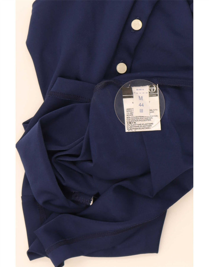 Polo Sergio Tacchini Mujer IT 44 Medio Azul Marino Colorblock