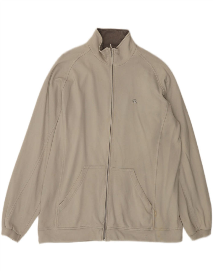 CHAMPION Chaqueta de chándal para hombre XL Algodón beige