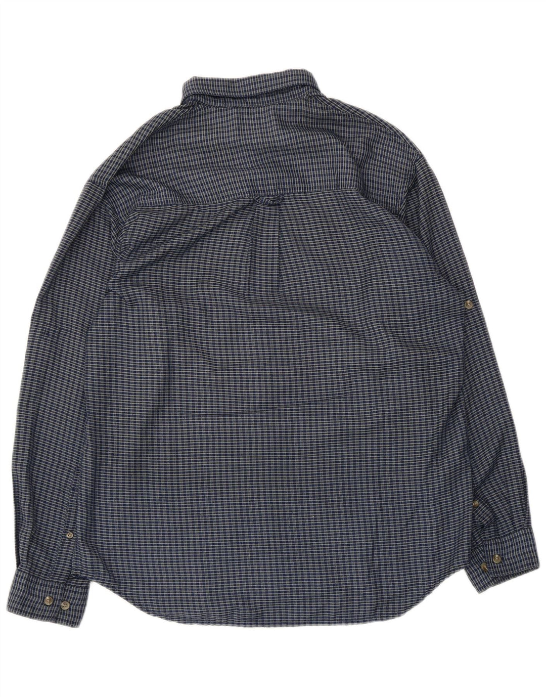 Camisa de franela Columbia para hombre Poliéster a cuadros azul medio