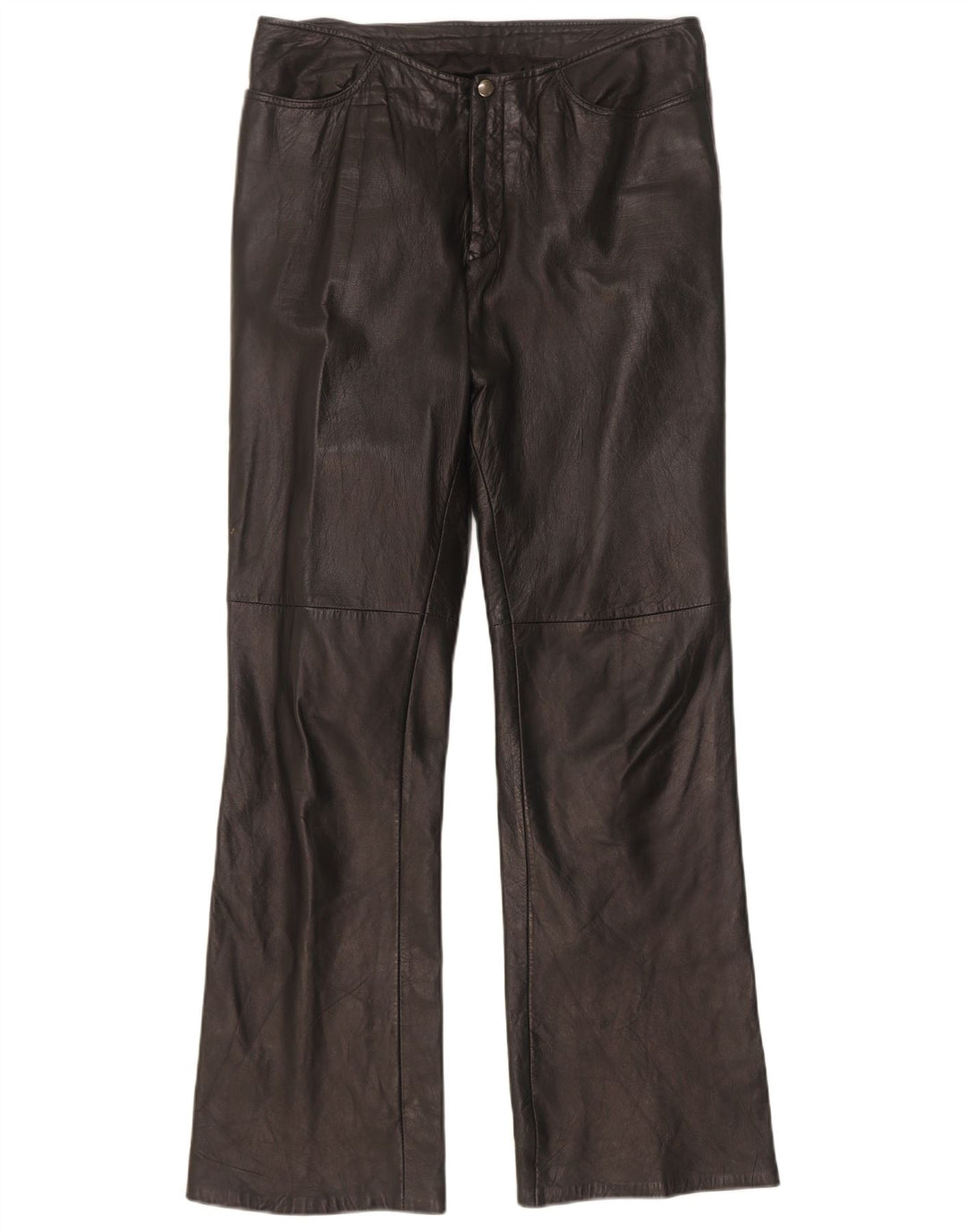 Pantalones Dakota Mujer Bootcut De Cuero W30 L31 Negro