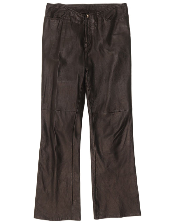 Pantalones Dakota Mujer Bootcut De Cuero W30 L31 Negro