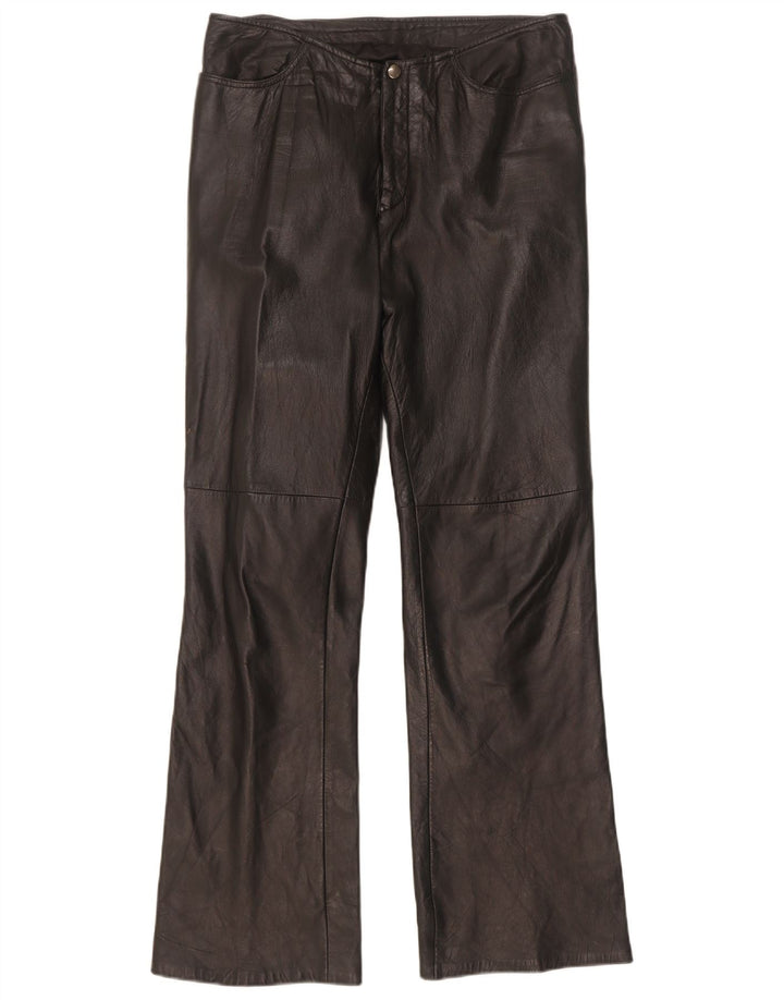 Pantalones Dakota Mujer Bootcut De Cuero W30 L31 Negro