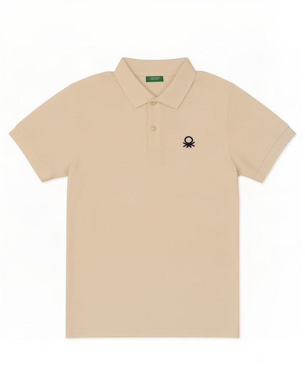 Benetton Polo Niño 11-12 Años 2XL Blanco Algodón