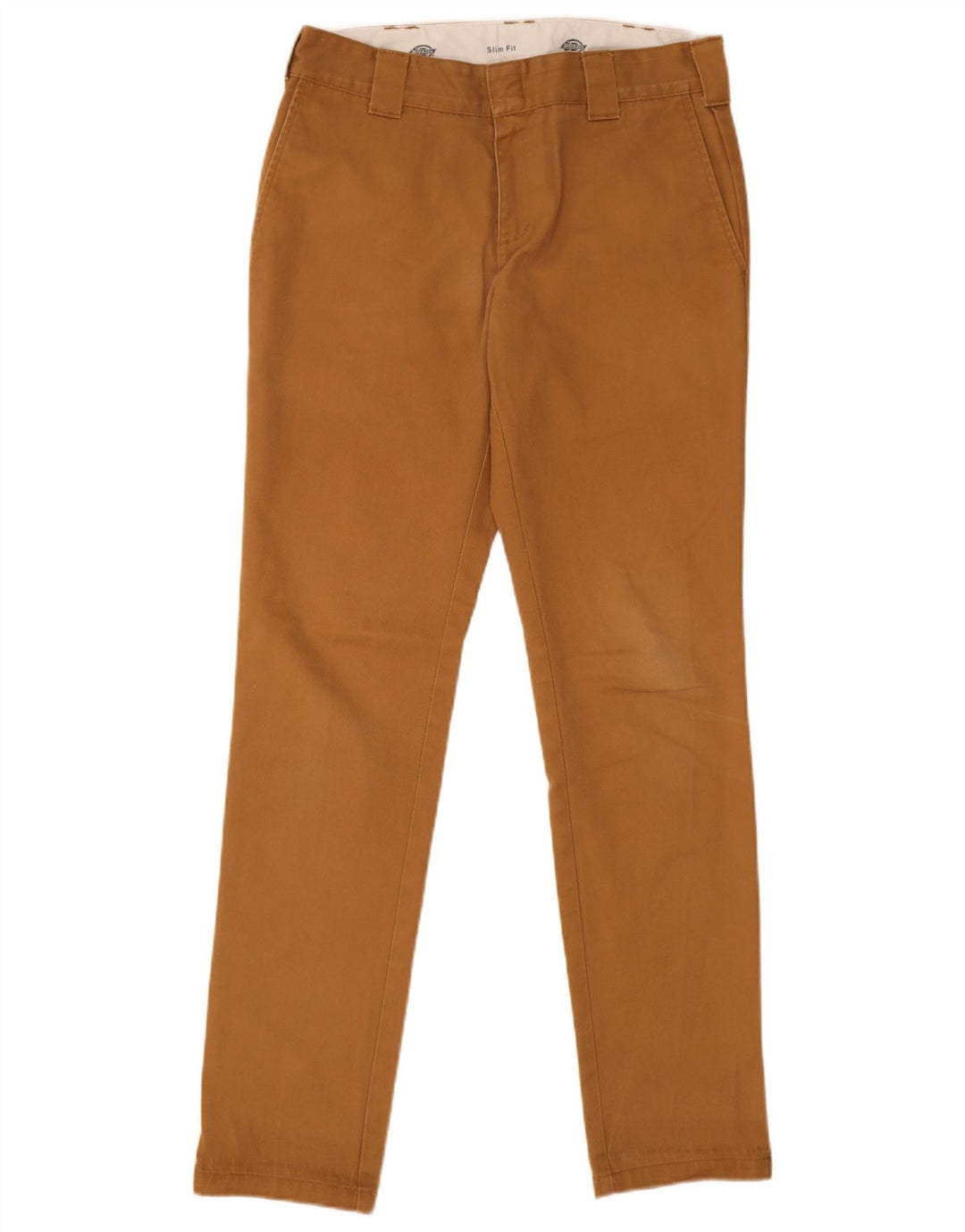 Dickies Pantalón chino slim fit para hombre W32 L32 Poliéster marrón