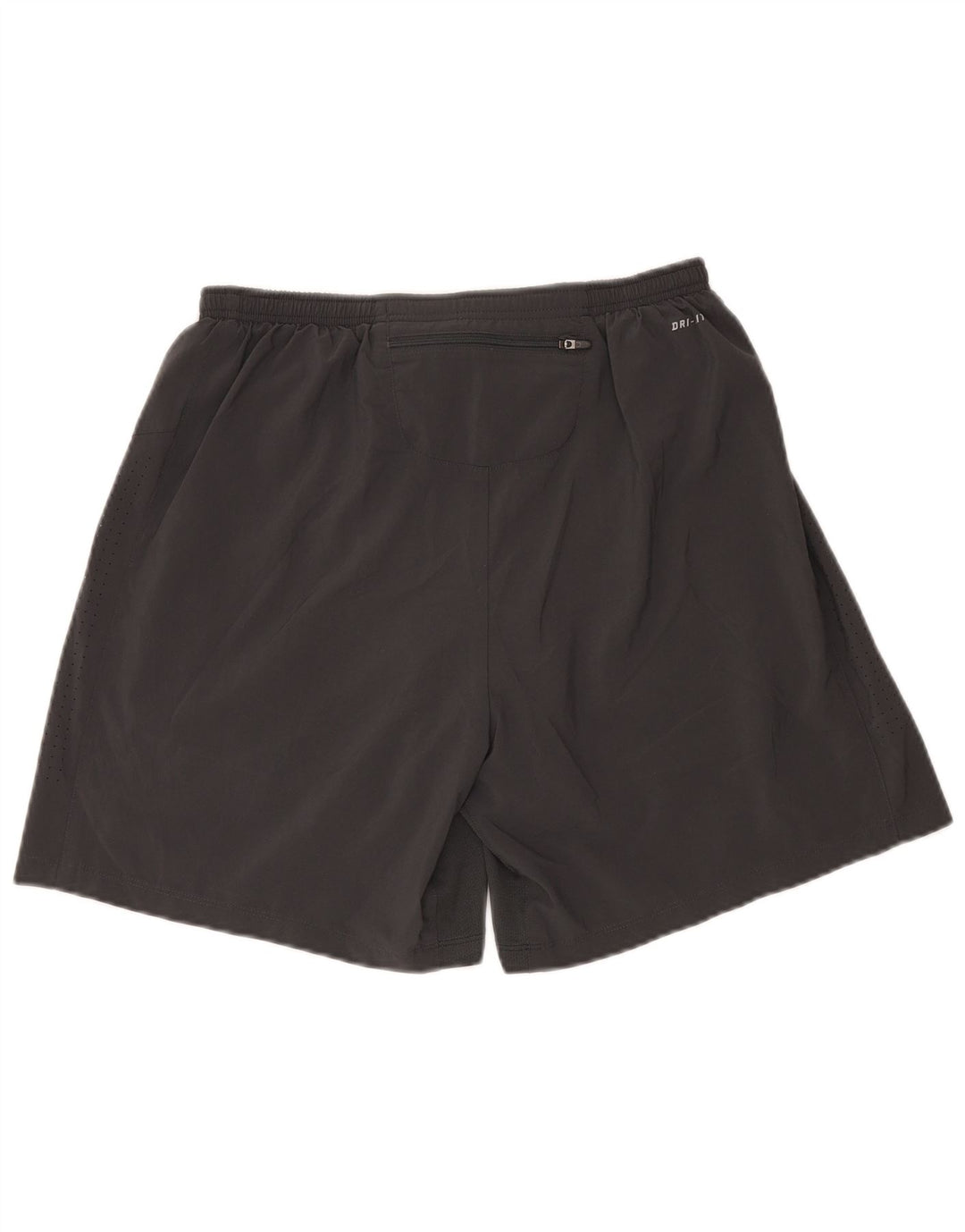 Nike Dri Fit - Pantalones cortos deportivos para hombre (poliéster), color negro