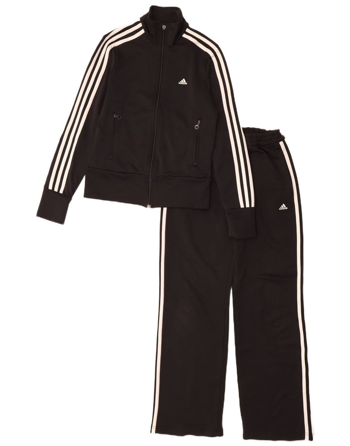 Adidas Chándal completo para mujer UK 10 Pequeño Poliéster negro
