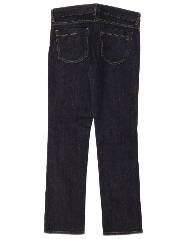 Tommy Hilfiger Jeans rectos para mujer US 6 Medium W32 L30 Azul marino