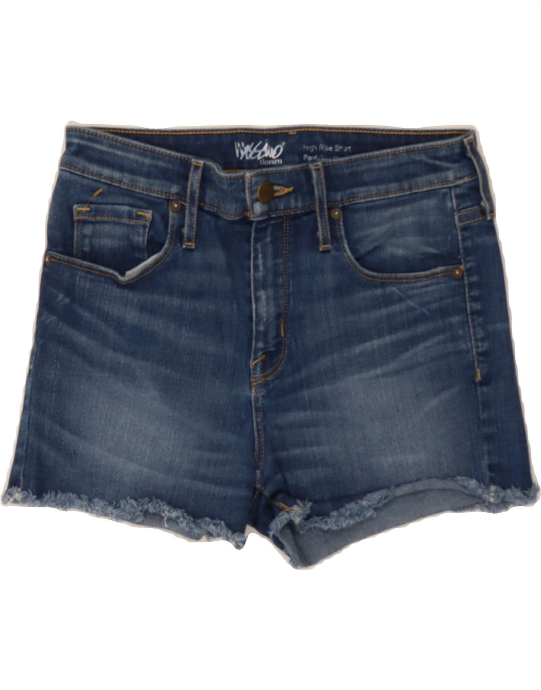 MOSSIMO Womens High Waist Denim Shorts US 6 Medium W28 Blue Cotton Vintage Mossimo and Second-Hand Mossimo from Messina Hembry 