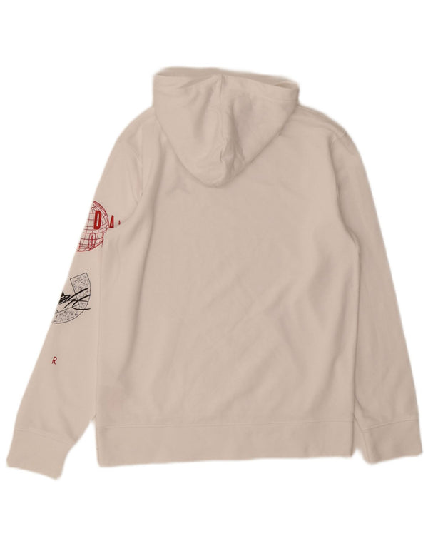 Nike - Sudadera con capucha para niños (13-14 años, talla XL, algodón blanco)