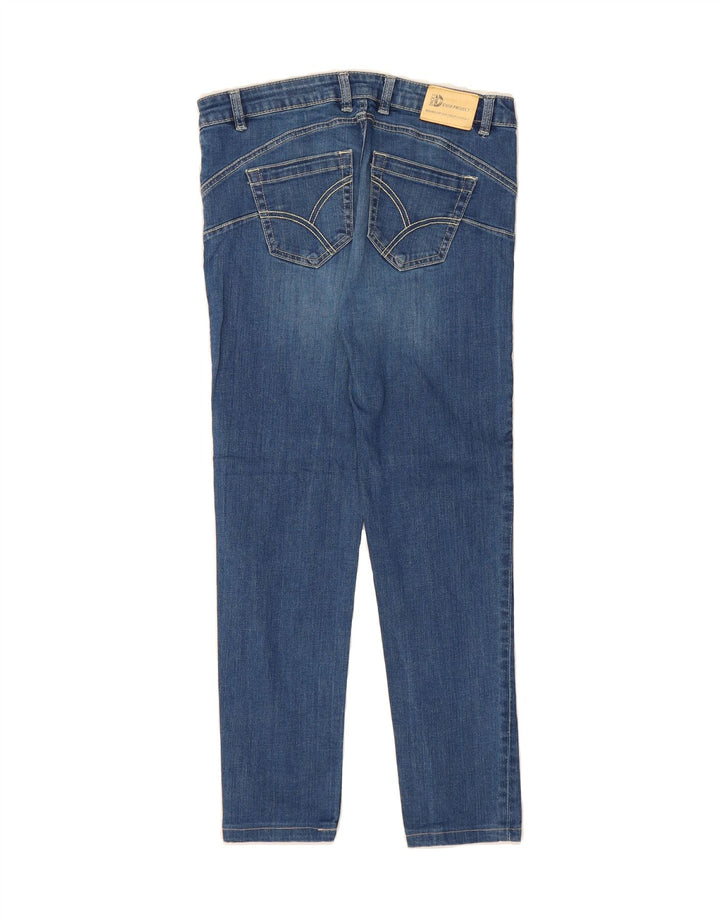 DACK'S Womens Crop Slim Jeans IT 44 Medium W30 L25 Blue Cotton Vintage Dack's and Second-Hand Dack's from Messina Hembry 