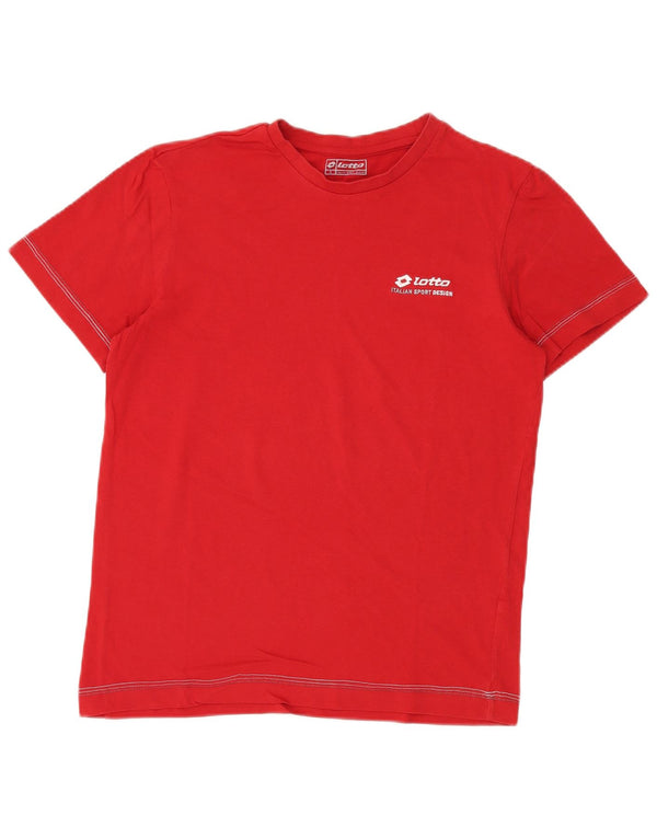 LOTTO Camiseta Hombre Top Small Rojo Algodón
