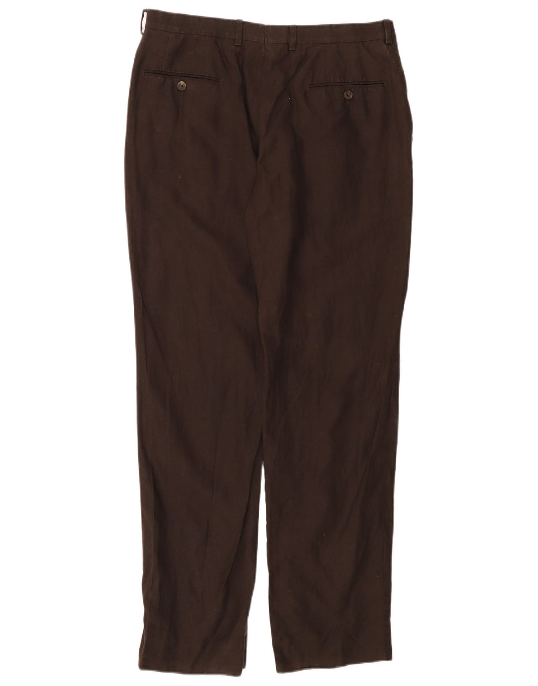 MASSIMO DUTTI Pantalón chino recto para mujer EU 44 Large W34 L30 Marrón