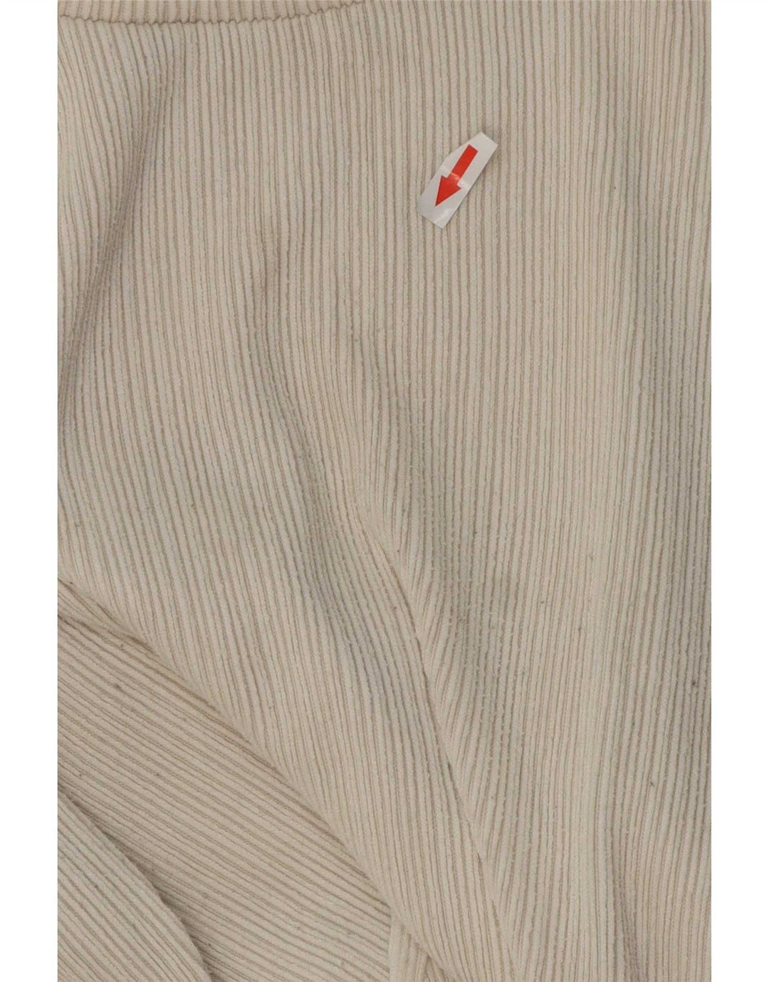 Zara Mujer Top Manga Larga UK 42 Poliéster Beige Medio
