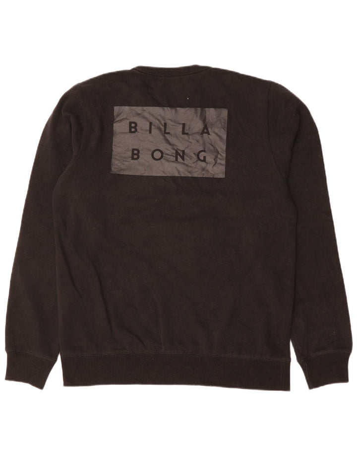 Billabong Hombre Core Fit Graphic Sudadera Jumper Grande Algodón Negro