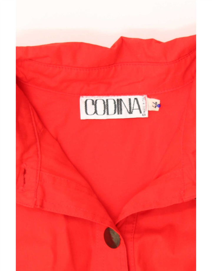Vestido vintage de manga larga para mujer IT 44 Rojo medio