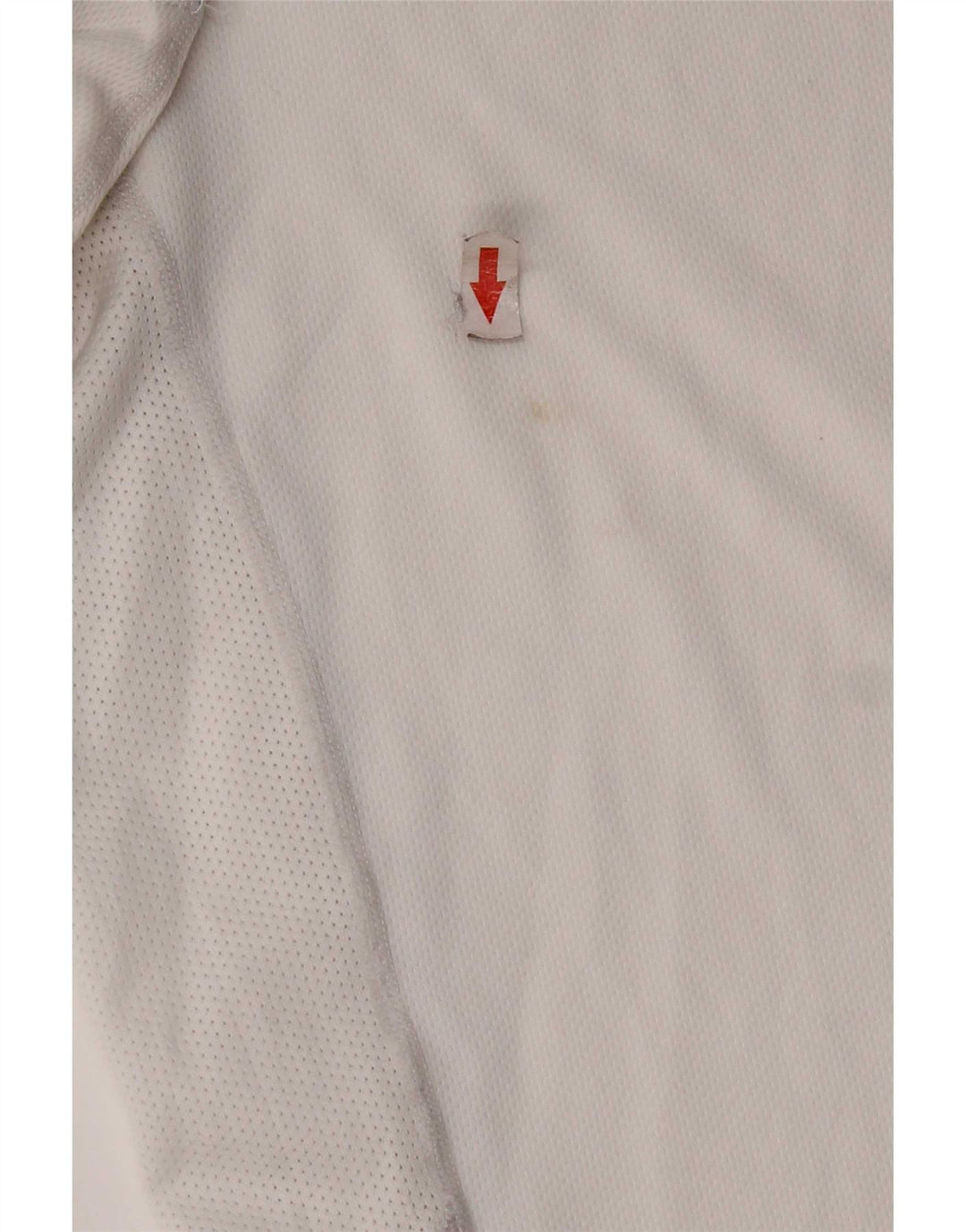 Camiseta Nike Dri Fit para hombre Top medio blanco color block Poliéster
