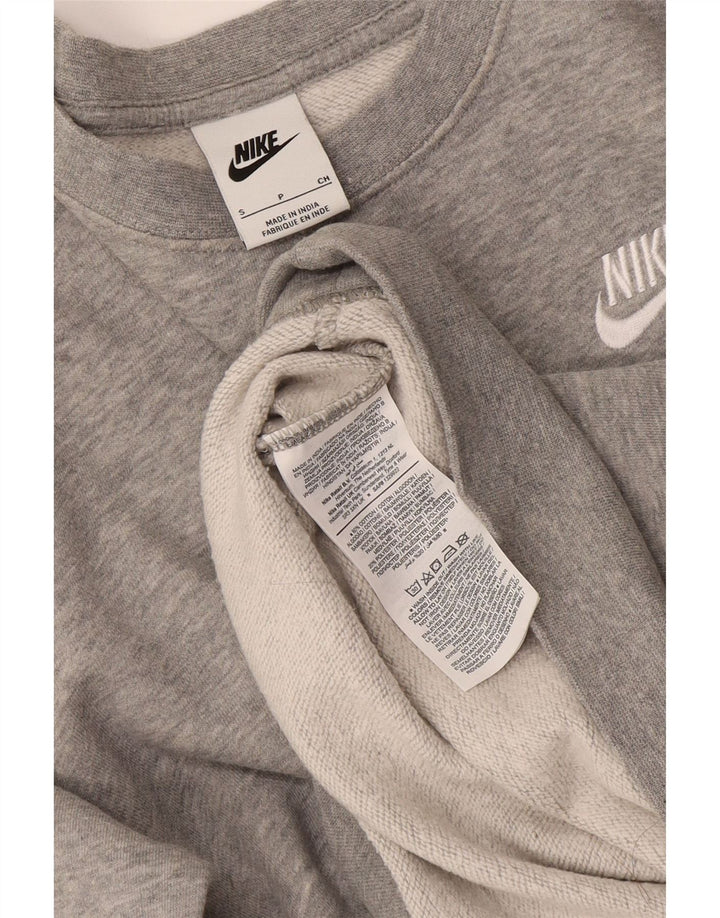 Nike Hombre Sudadera Jumper Small Gris Algodón