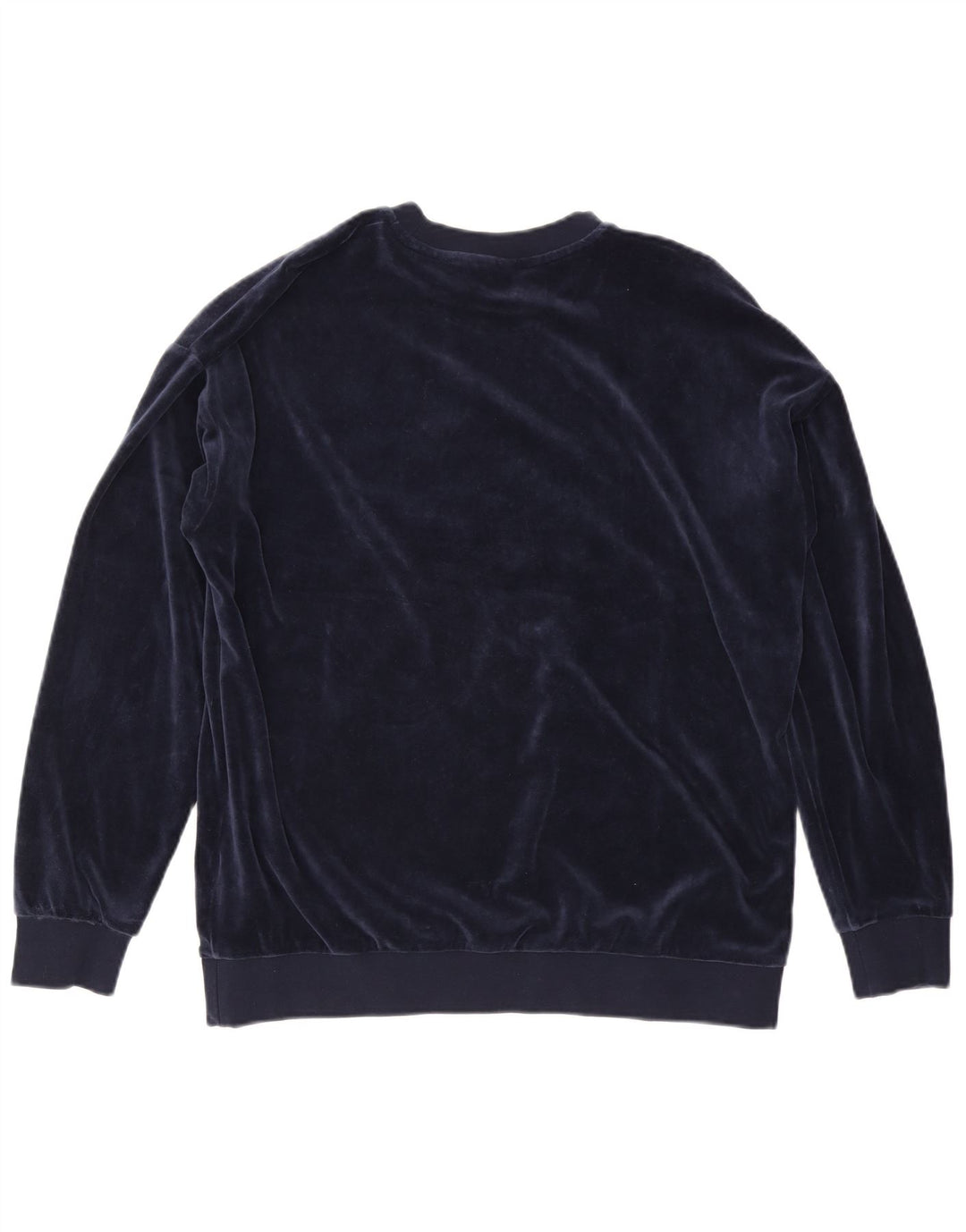 ADIDAS Sudadera con gráfico extragrande para mujer UK 12 Medium Azul marino