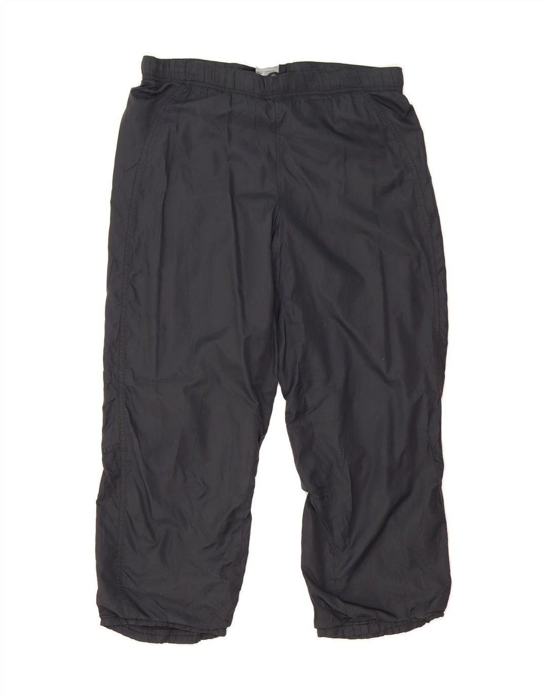 COLUMBIA Mens Titanium Capri Tracksuit Trousers Small  Black Nylon Vintage Columbia and Second-Hand Columbia from Messina Hembry 