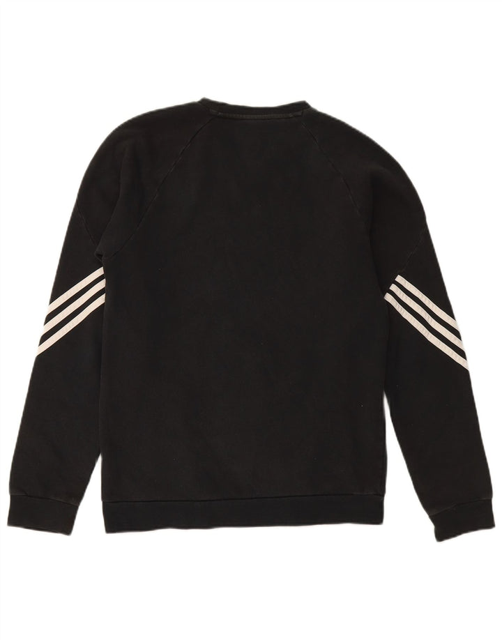 Adidas Hombre Sudadera Jumper Small Negro Algodón