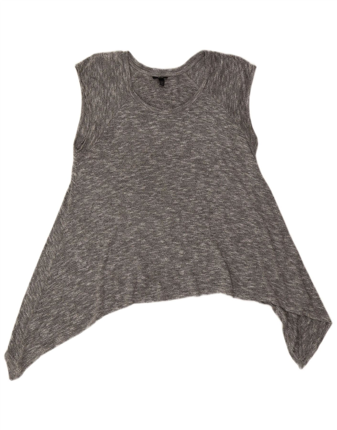 MOSSIMO Jersey Asimétrico con Cuello Redondo para Mujer UK 40 XL Gris Moteado