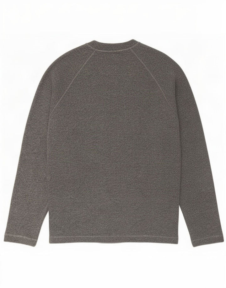 Armani Jeans Hombre Cuello Redondo Jersey Jersey Grande Gris Algodón