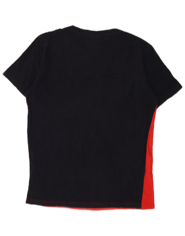 CHAMPION Camiseta para niño Top 13-14 años XL Negro Colorblock Algodón