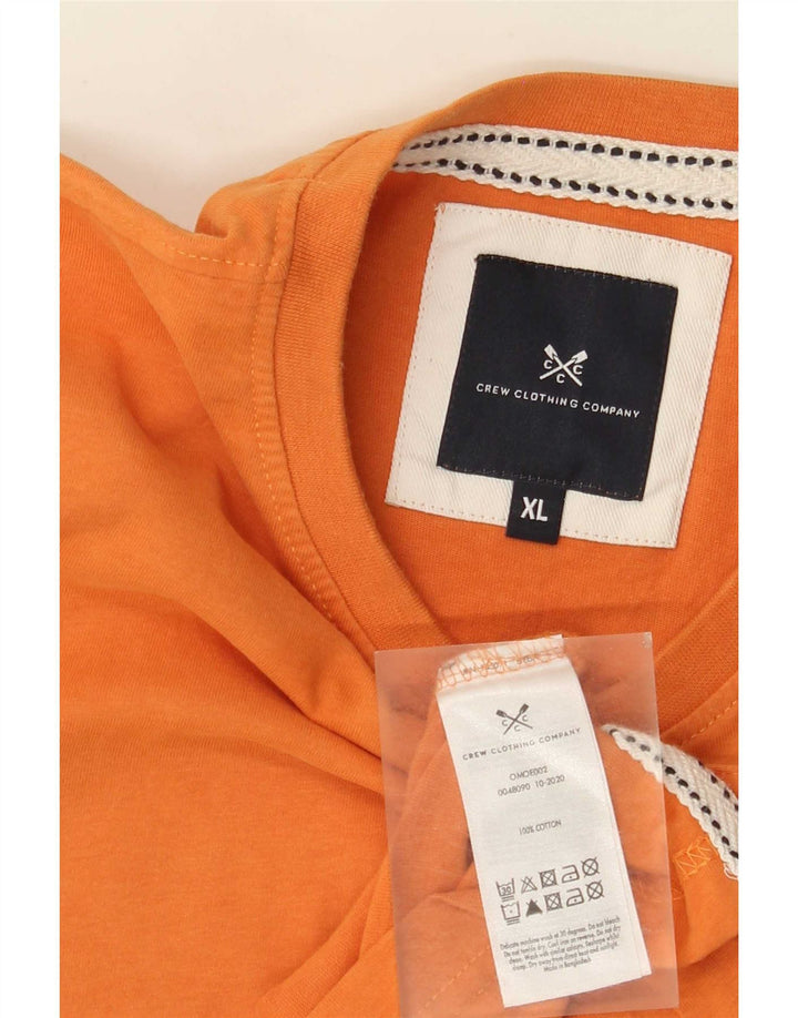 J. Crew Camiseta Hombre Top XL Naranja Algodón