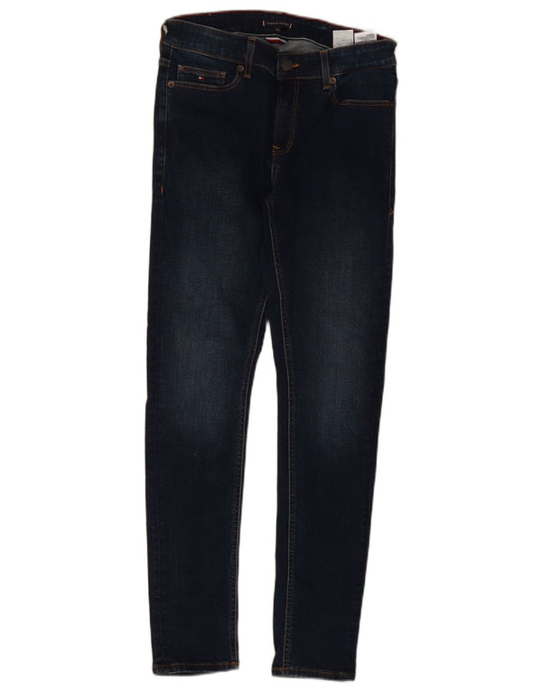 Tommy Hilfiger Vaqueros pitillo para niños 13-14 años W28 L30 Algodón azul marino