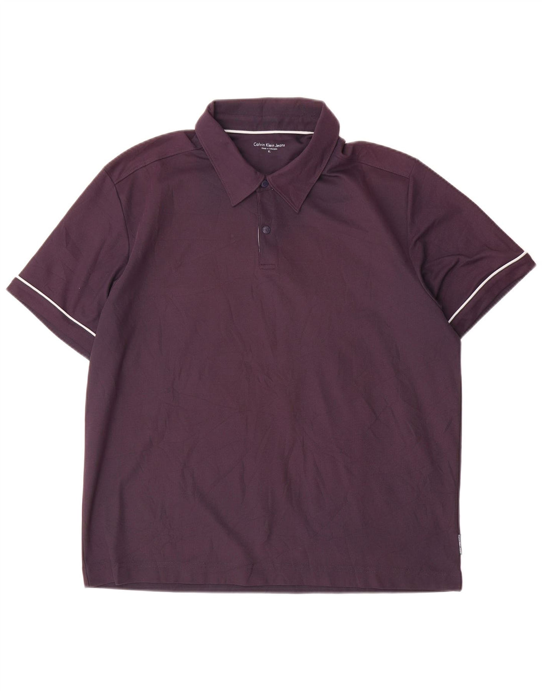 Polo Calvin Klein Jeans Hombre XL Poliéster Azul Marino