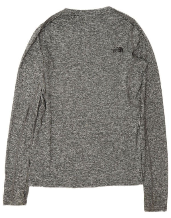 The North Face Camiseta de manga larga para mujer UK 6 XS Poliéster moteado gris