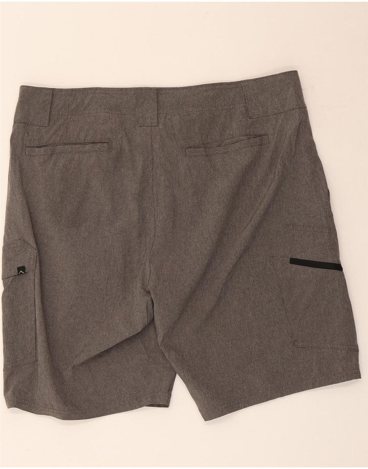Denali pantalones cortos cargo para hombre W36 poliéster gris grande