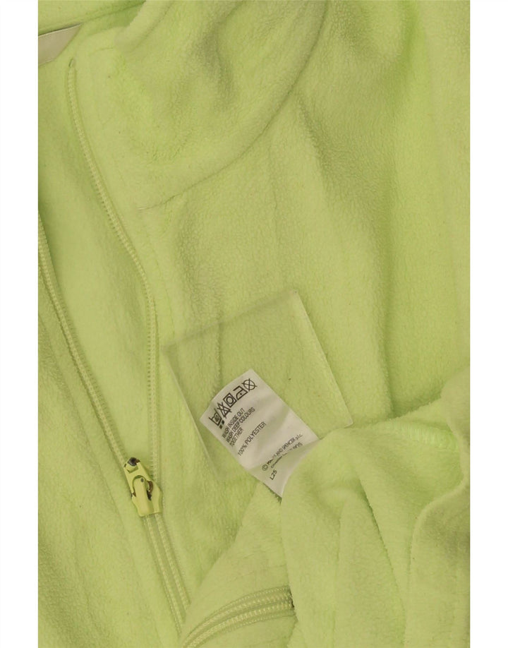 Marks & Spencer Chaqueta polar para mujer UK 20 2XL Verde Poliéster