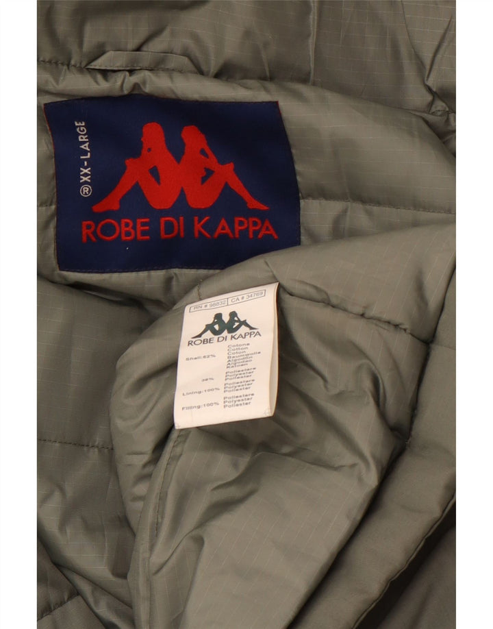 KAPPA Chaqueta acolchada para hombre UK 44 2XL Algodón verde